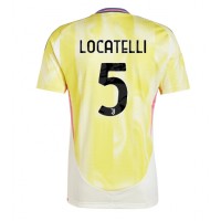 Juventus Manuel Locatelli #5 Vonkajší futbalový dres 2024-25 Krátky Rukáv